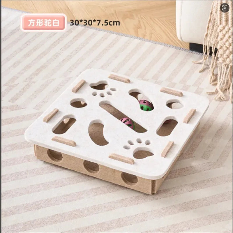 Puzzle ludique et éducatif pour chat