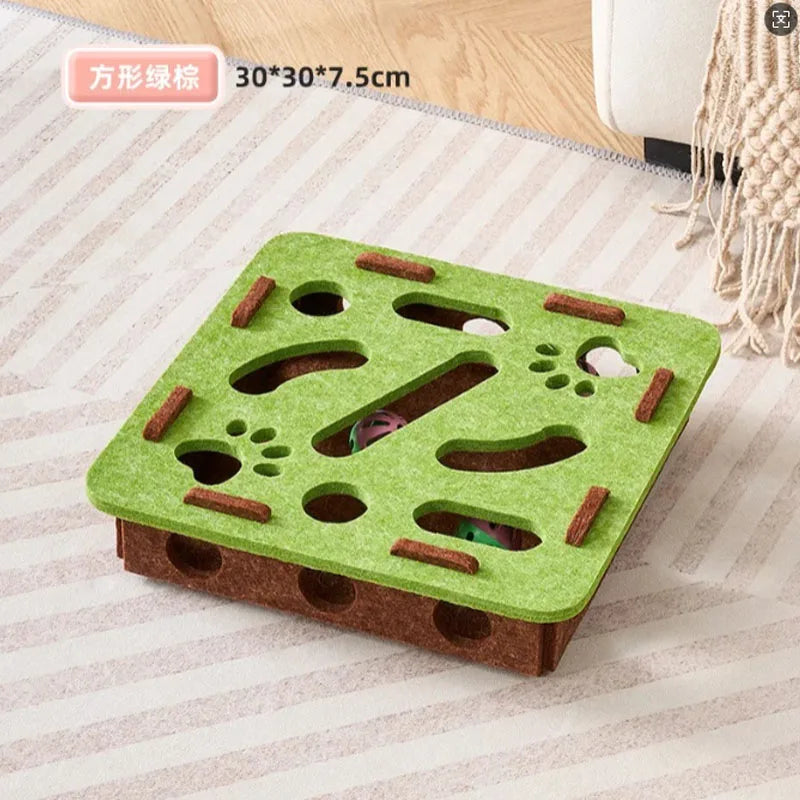 Puzzle ludique et éducatif pour chat