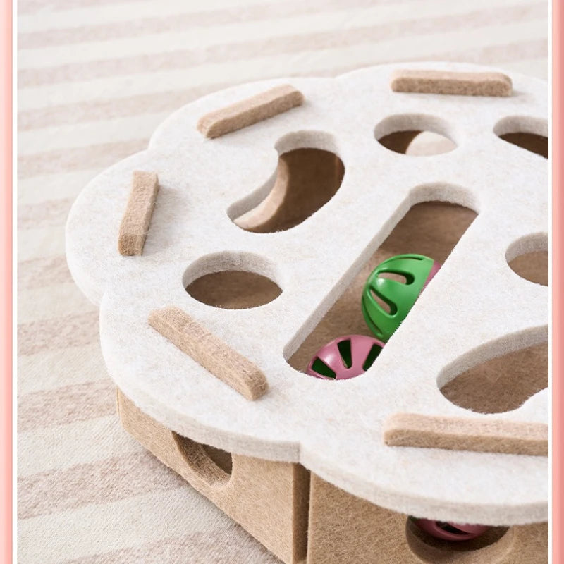 Puzzle ludique et éducatif pour chat
