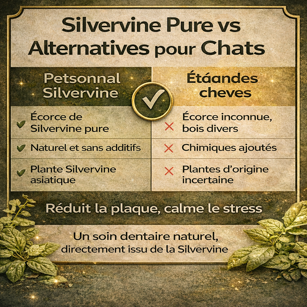 Bâtonnets dentaires à la silvervine